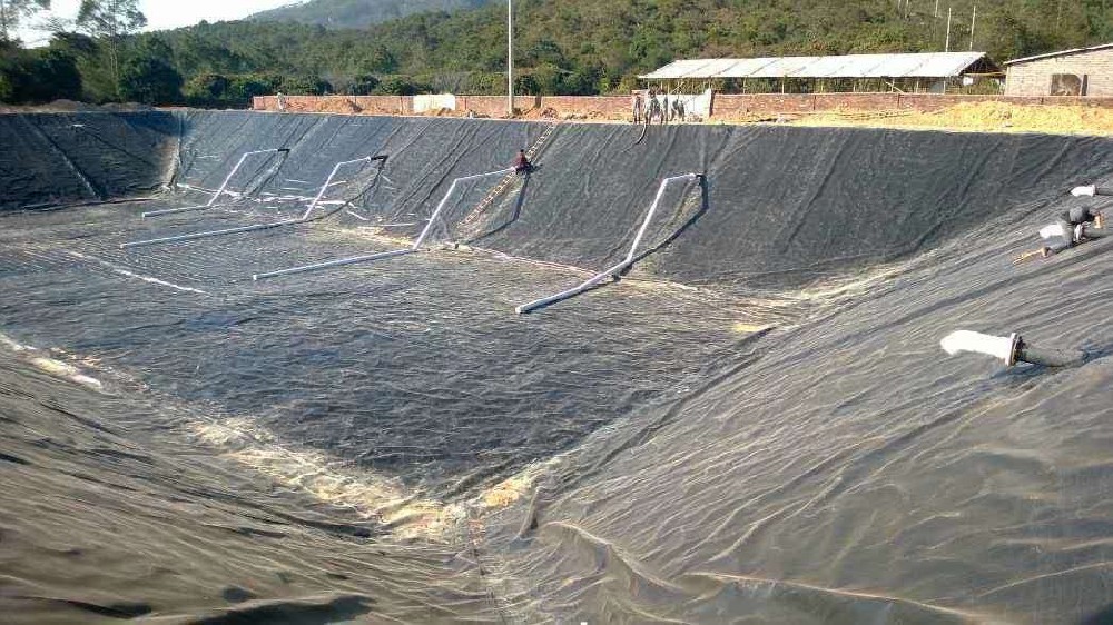 防渗土工膜沼气池